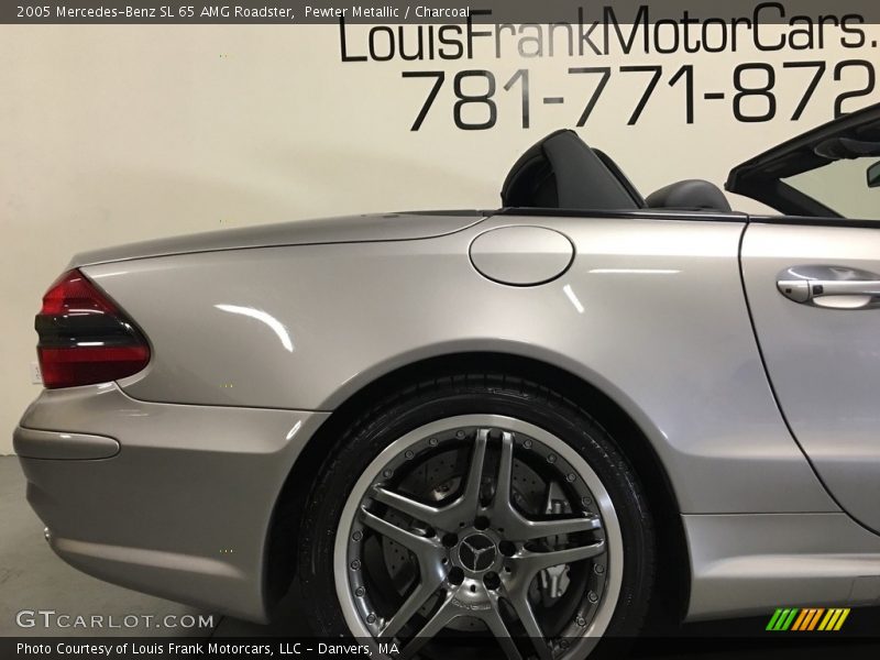 Pewter Metallic / Charcoal 2005 Mercedes-Benz SL 65 AMG Roadster