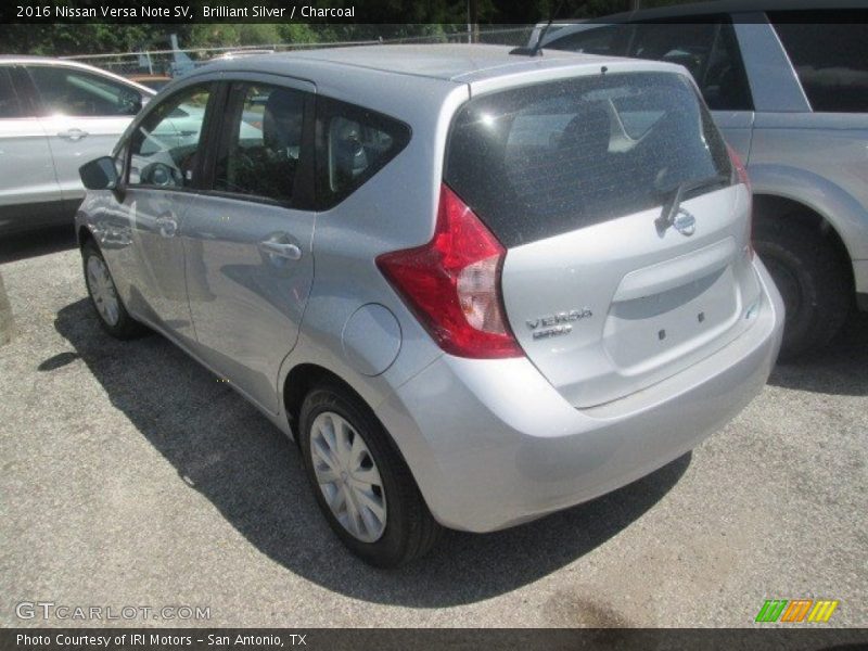 Brilliant Silver / Charcoal 2016 Nissan Versa Note SV