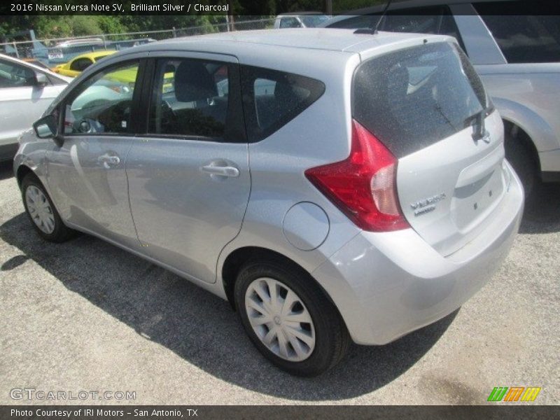 Brilliant Silver / Charcoal 2016 Nissan Versa Note SV