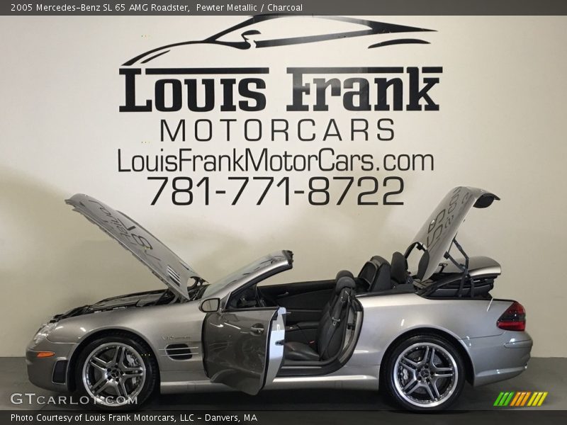 Pewter Metallic / Charcoal 2005 Mercedes-Benz SL 65 AMG Roadster