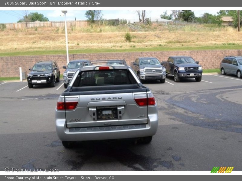 Brilliant Silver Metallic / Gray 2006 Subaru Baja Sport