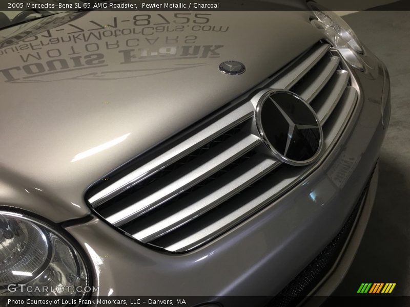 Pewter Metallic / Charcoal 2005 Mercedes-Benz SL 65 AMG Roadster