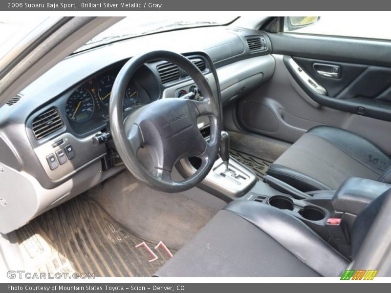 Brilliant Silver Metallic / Gray 2006 Subaru Baja Sport