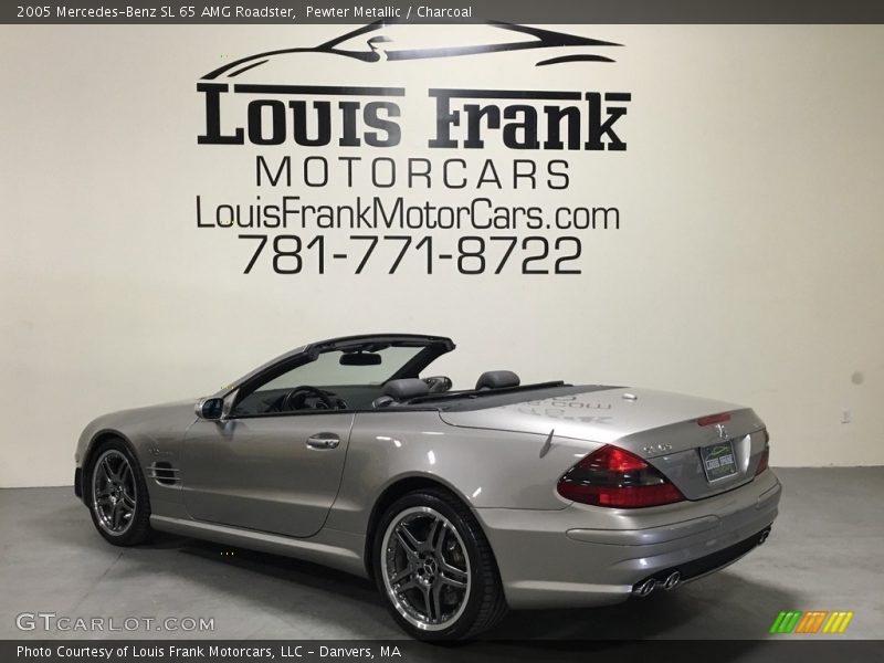 Pewter Metallic / Charcoal 2005 Mercedes-Benz SL 65 AMG Roadster