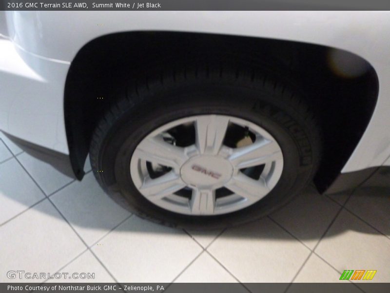 Summit White / Jet Black 2016 GMC Terrain SLE AWD