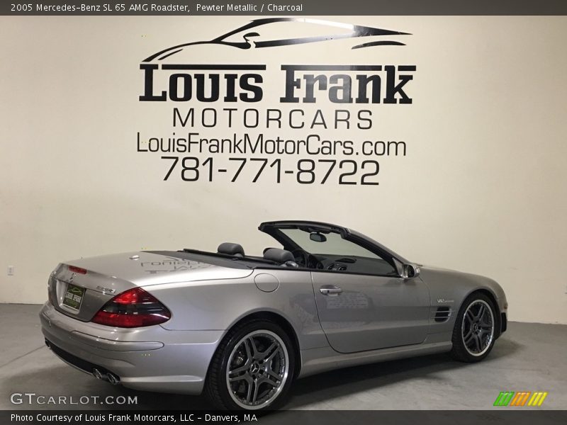 Pewter Metallic / Charcoal 2005 Mercedes-Benz SL 65 AMG Roadster