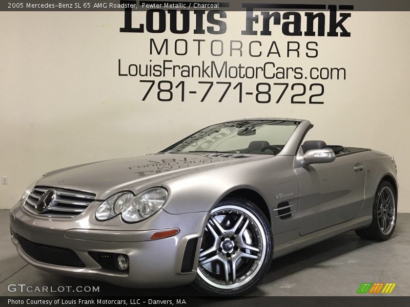 Pewter Metallic / Charcoal 2005 Mercedes-Benz SL 65 AMG Roadster