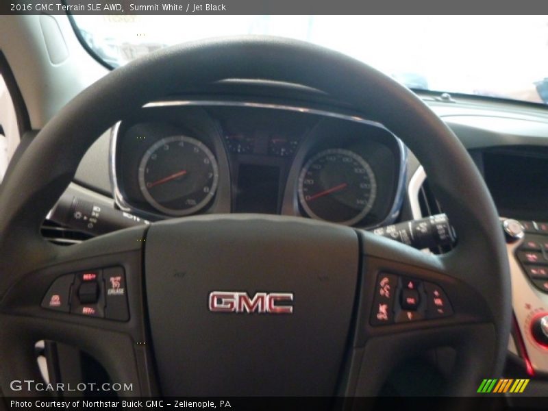 Summit White / Jet Black 2016 GMC Terrain SLE AWD