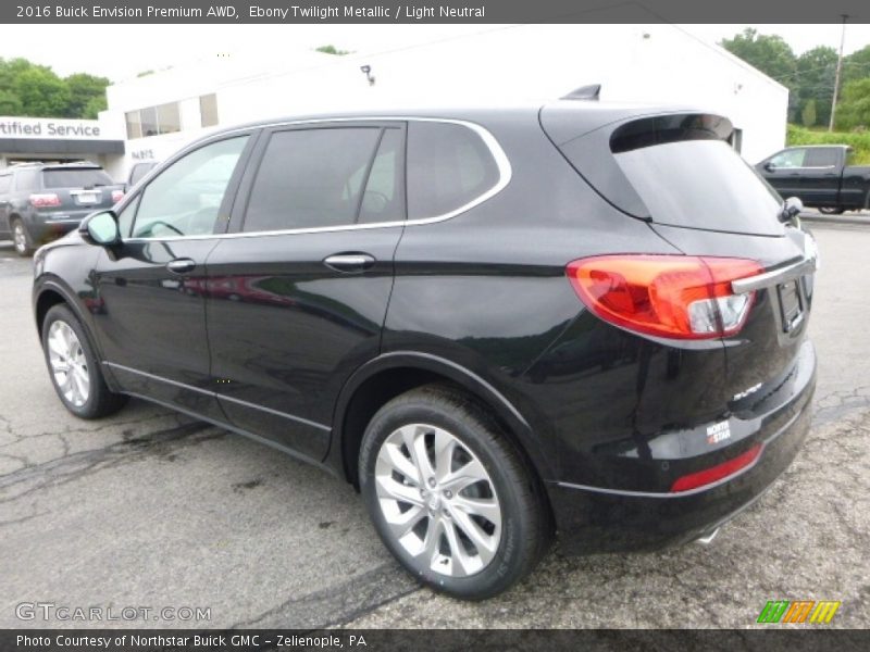 Ebony Twilight Metallic / Light Neutral 2016 Buick Envision Premium AWD