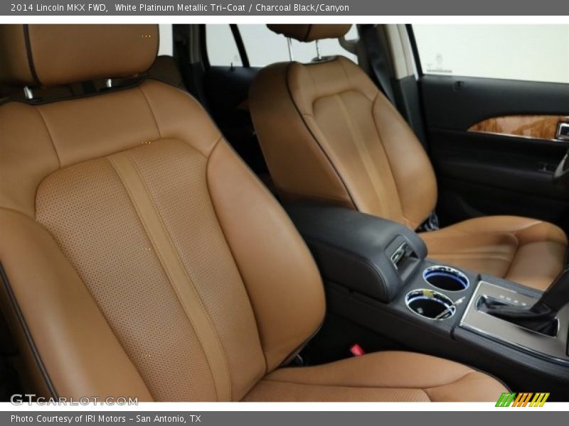 White Platinum Metallic Tri-Coat / Charcoal Black/Canyon 2014 Lincoln MKX FWD