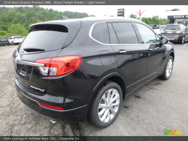 Ebony Twilight Metallic / Light Neutral 2016 Buick Envision Premium AWD