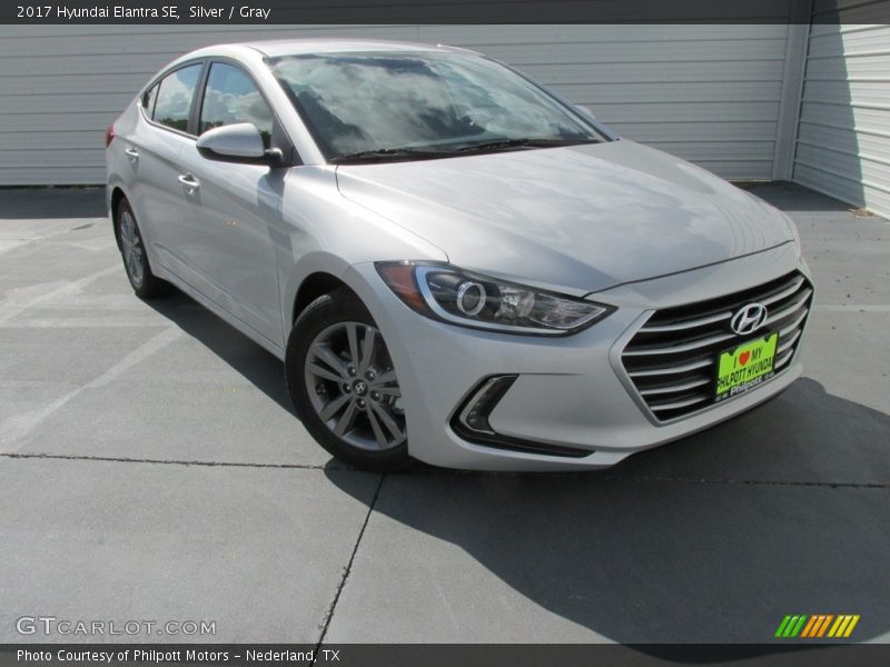 Silver / Gray 2017 Hyundai Elantra SE