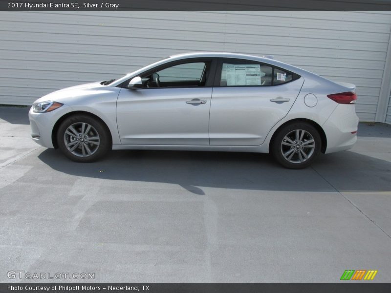 Silver / Gray 2017 Hyundai Elantra SE