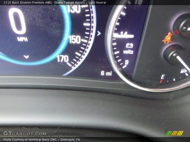 Ebony Twilight Metallic / Light Neutral 2016 Buick Envision Premium AWD