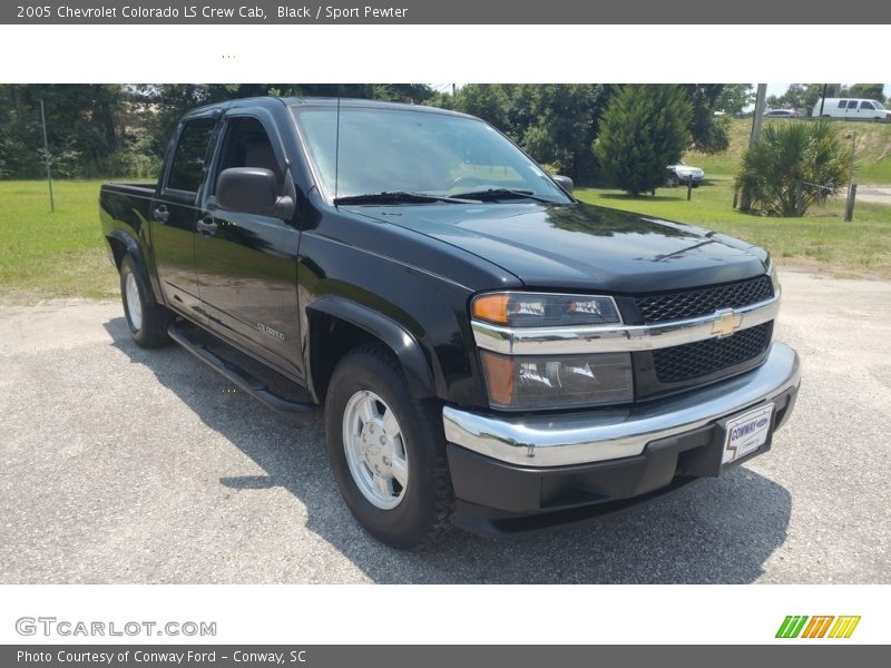 Black / Sport Pewter 2005 Chevrolet Colorado LS Crew Cab