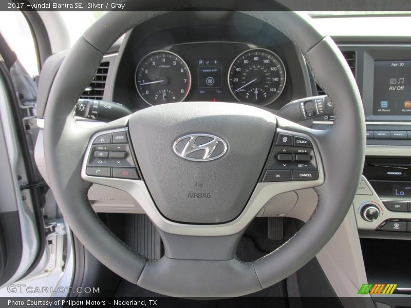 Silver / Gray 2017 Hyundai Elantra SE