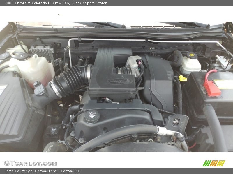 Black / Sport Pewter 2005 Chevrolet Colorado LS Crew Cab