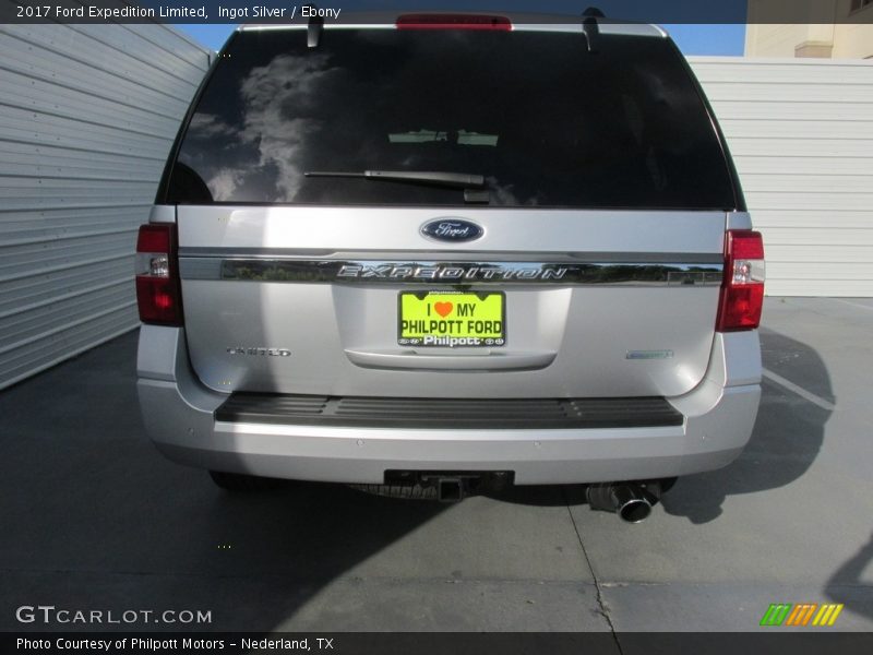Ingot Silver / Ebony 2017 Ford Expedition Limited