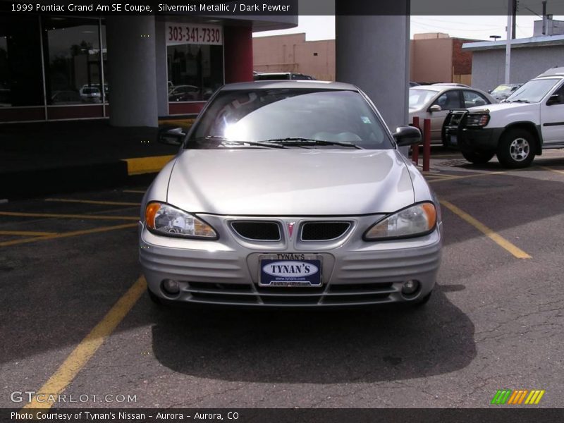 Silvermist Metallic / Dark Pewter 1999 Pontiac Grand Am SE Coupe