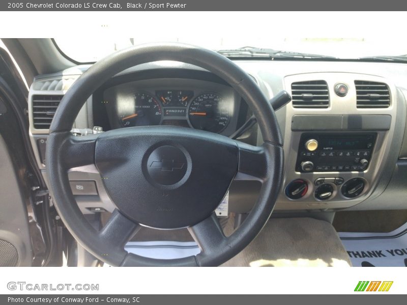 Black / Sport Pewter 2005 Chevrolet Colorado LS Crew Cab