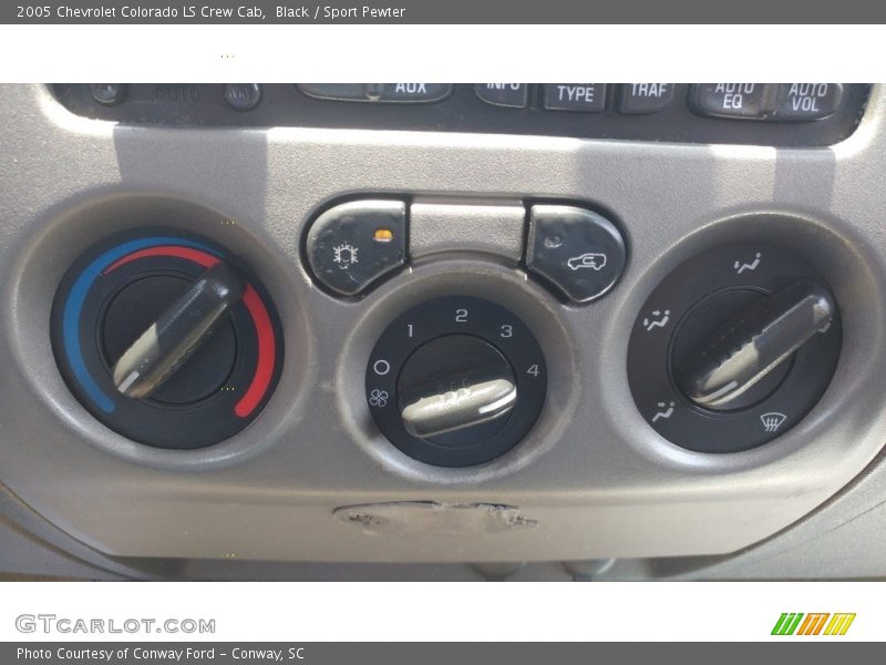 Black / Sport Pewter 2005 Chevrolet Colorado LS Crew Cab