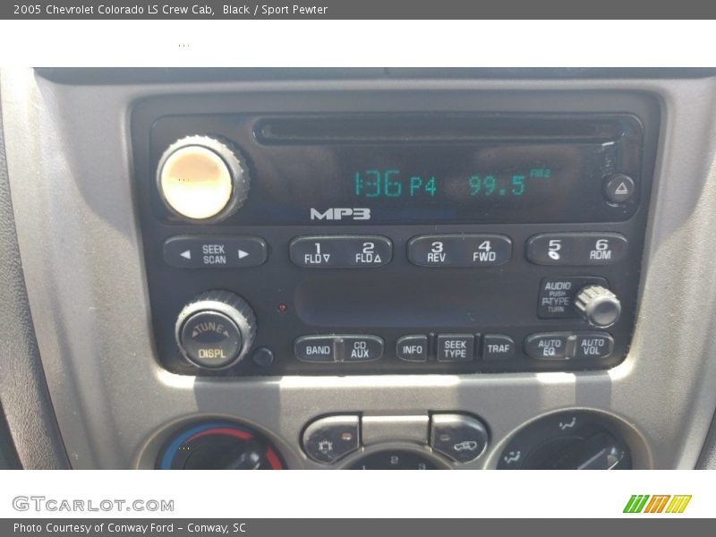 Black / Sport Pewter 2005 Chevrolet Colorado LS Crew Cab
