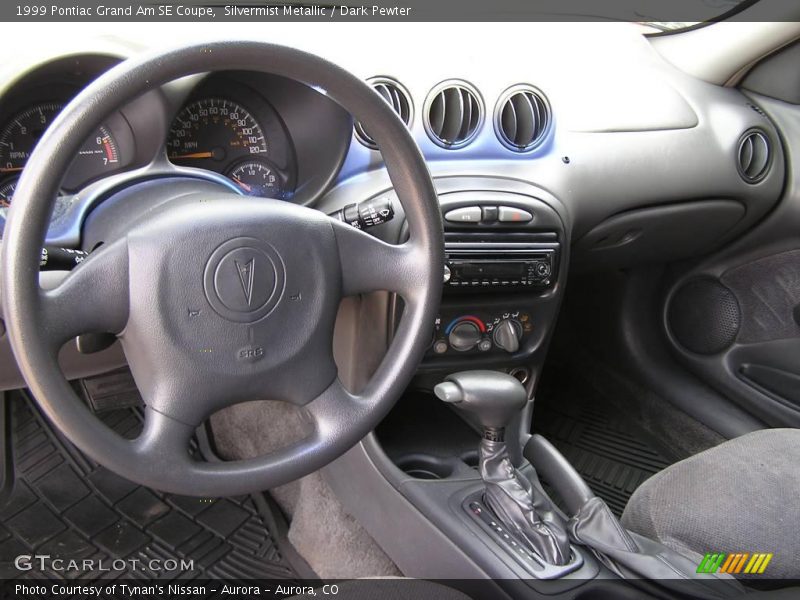 Silvermist Metallic / Dark Pewter 1999 Pontiac Grand Am SE Coupe
