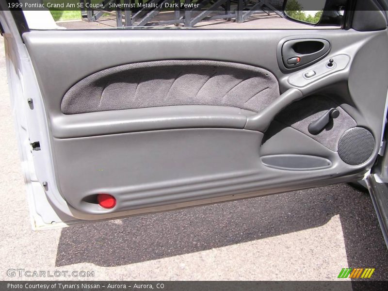 Silvermist Metallic / Dark Pewter 1999 Pontiac Grand Am SE Coupe