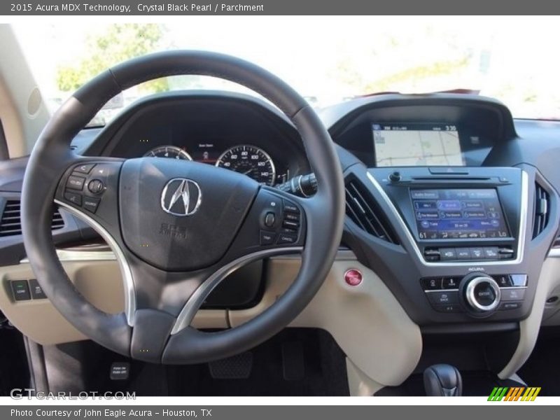 Crystal Black Pearl / Parchment 2015 Acura MDX Technology