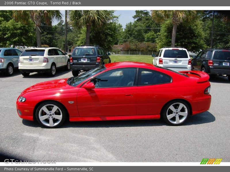 Torrid Red / Black 2006 Pontiac GTO Coupe