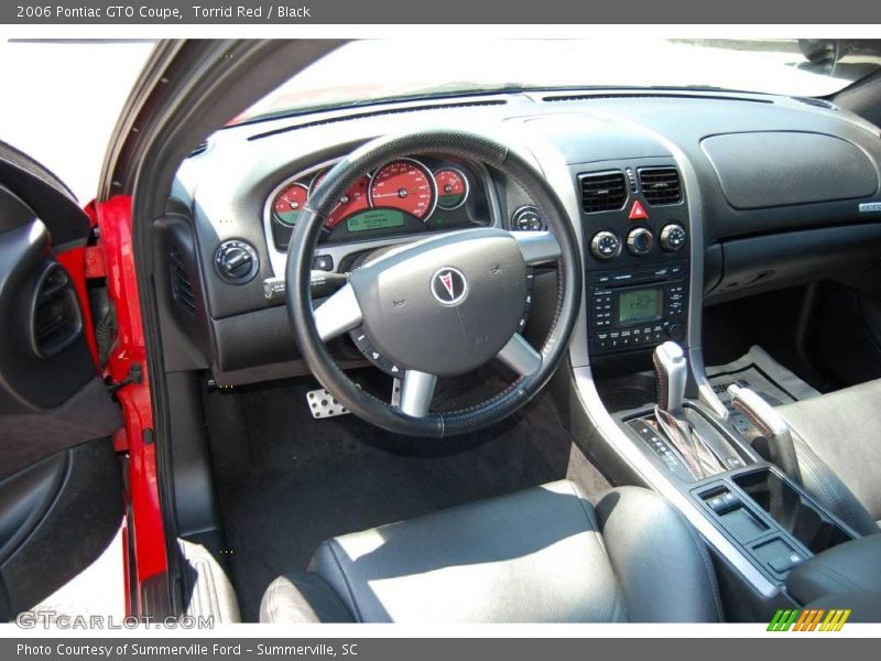 Torrid Red / Black 2006 Pontiac GTO Coupe