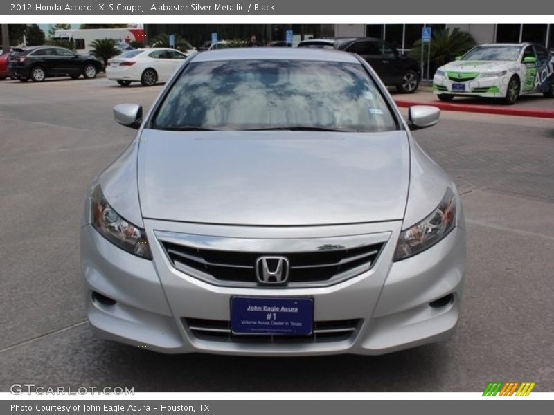 Alabaster Silver Metallic / Black 2012 Honda Accord LX-S Coupe