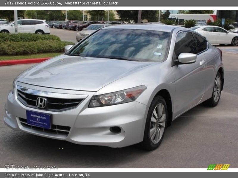 Alabaster Silver Metallic / Black 2012 Honda Accord LX-S Coupe