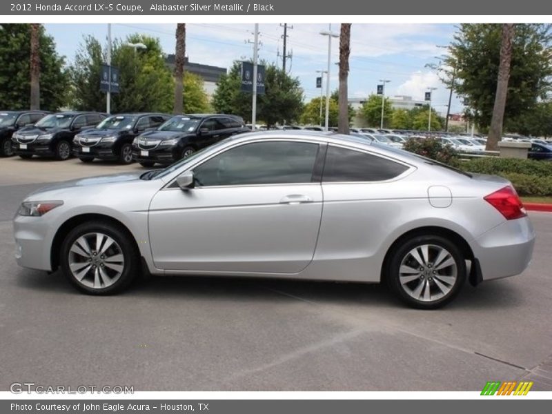 Alabaster Silver Metallic / Black 2012 Honda Accord LX-S Coupe