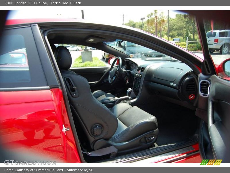 Torrid Red / Black 2006 Pontiac GTO Coupe