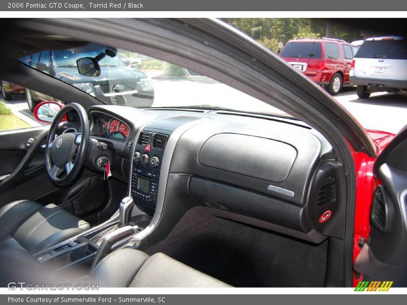 Torrid Red / Black 2006 Pontiac GTO Coupe