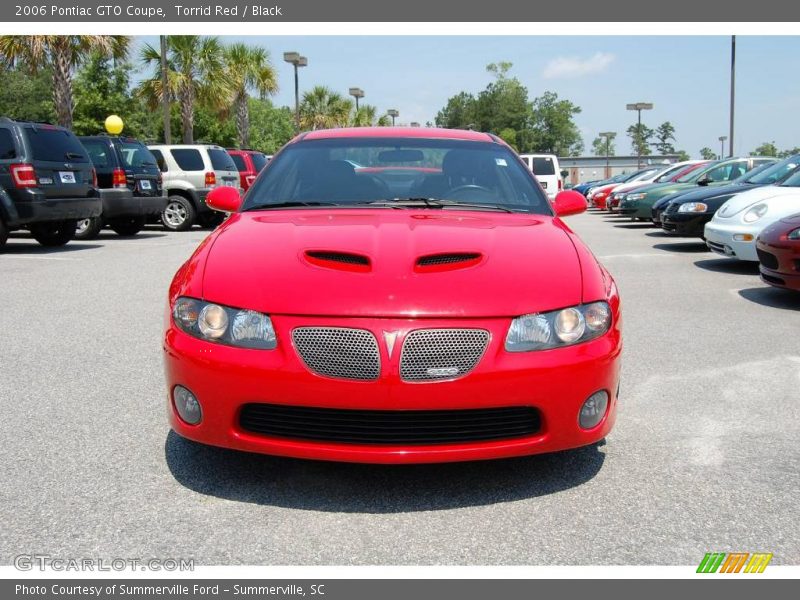 Torrid Red / Black 2006 Pontiac GTO Coupe