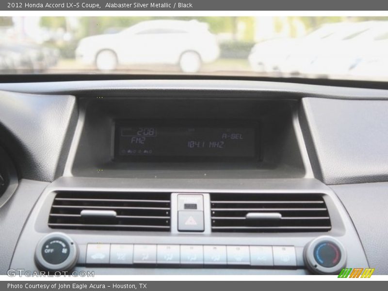 Alabaster Silver Metallic / Black 2012 Honda Accord LX-S Coupe
