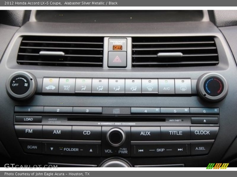 Alabaster Silver Metallic / Black 2012 Honda Accord LX-S Coupe