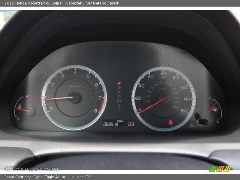 Alabaster Silver Metallic / Black 2012 Honda Accord LX-S Coupe