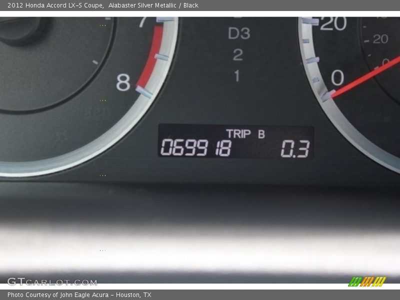 Alabaster Silver Metallic / Black 2012 Honda Accord LX-S Coupe