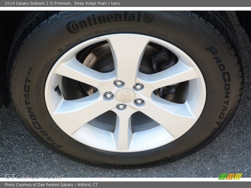 Deep Indigo Pearl / Ivory 2014 Subaru Outback 2.5i Premium