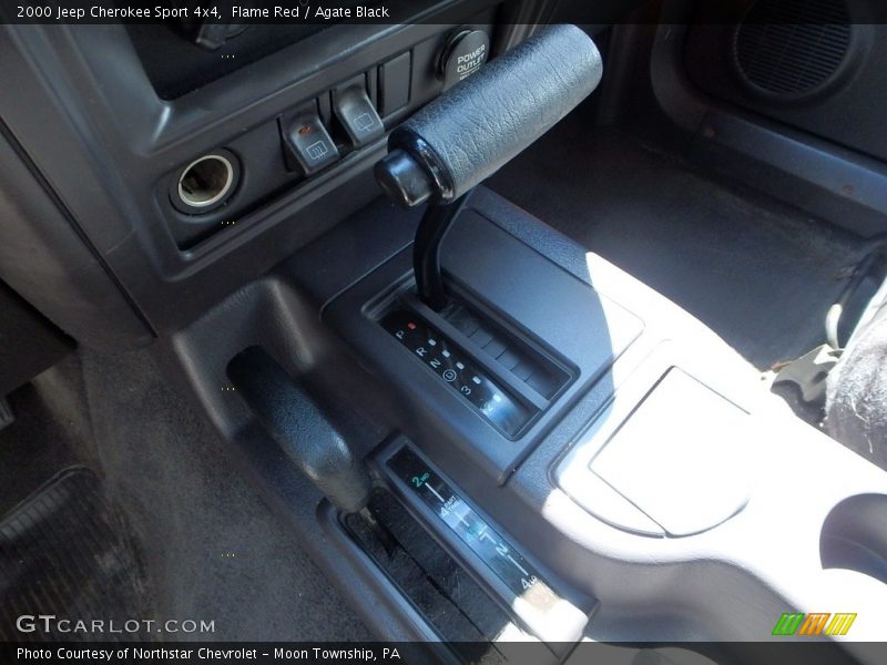 Flame Red / Agate Black 2000 Jeep Cherokee Sport 4x4