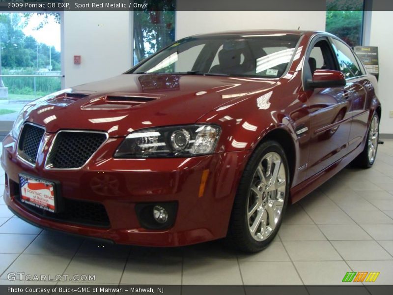Sport Red Metallic / Onyx 2009 Pontiac G8 GXP