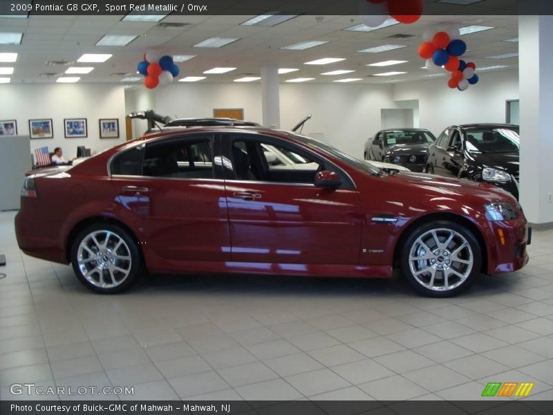 Sport Red Metallic / Onyx 2009 Pontiac G8 GXP