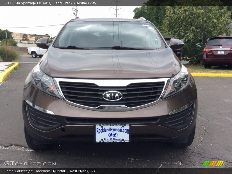 Sand Track / Alpine Gray 2012 Kia Sportage LX AWD