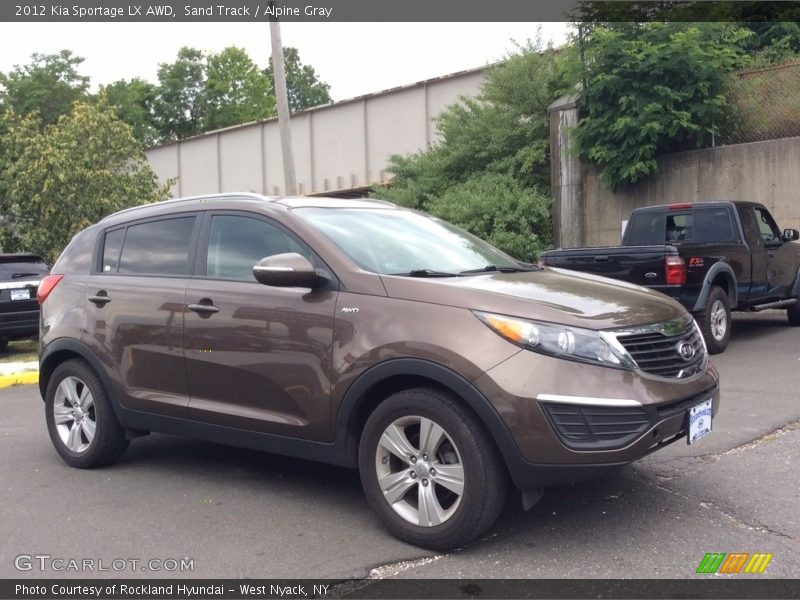 Sand Track / Alpine Gray 2012 Kia Sportage LX AWD