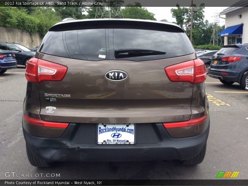 Sand Track / Alpine Gray 2012 Kia Sportage LX AWD