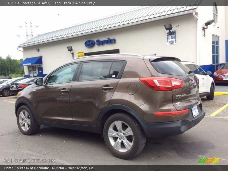 Sand Track / Alpine Gray 2012 Kia Sportage LX AWD