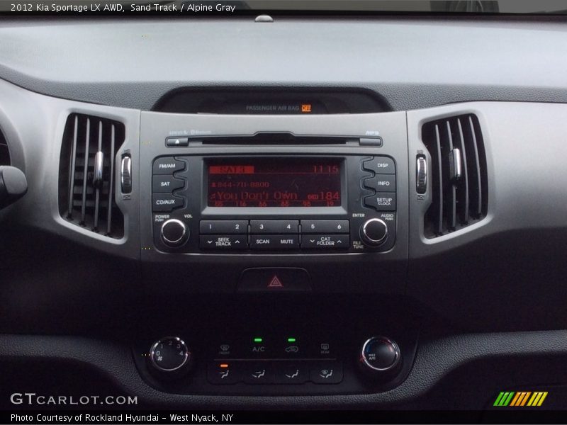 Sand Track / Alpine Gray 2012 Kia Sportage LX AWD